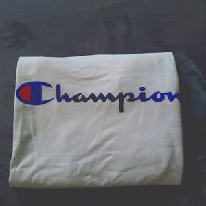 Champion white long sleeve t-shirt